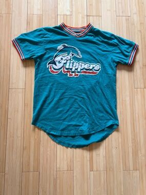 Vintage 90s Miami Dolphins parody jersey design